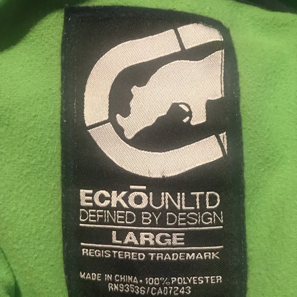 Echo Unltd Large Zip up Jacket Green - Picture 6 of 6